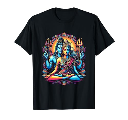 Señor Shiva Durga Dios hindú Mahadeva Diosa Diosa Parvati Camiseta