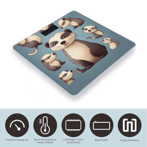 Báscula Digital para Baño con Pantalla LCD 400lb miniatura 3