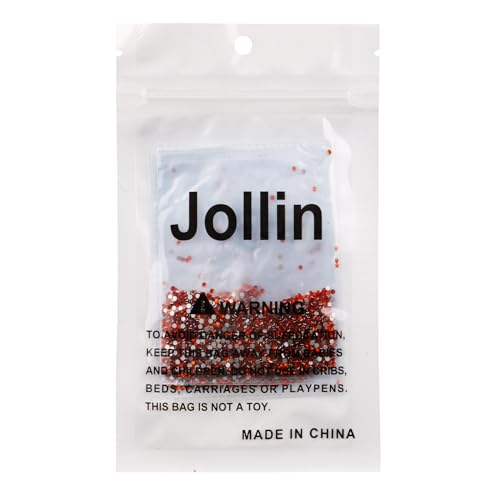 Image of Jollin Glue Fix Crystal Flatback Rhinestones Glass Diamantes Gems for Crafting Nail Art Crafts Decorations Clothes Shoes 1.6mm (ss4 2880pcs, Lt Siam)