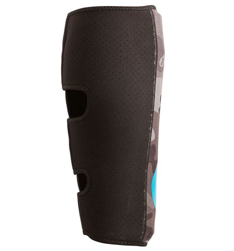Comp AM Tibia Enfant 661 noir et bleu, protection VTT junior - 2