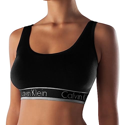 Top Calvin Klein Regata CK Cotton | 1 Preto | P