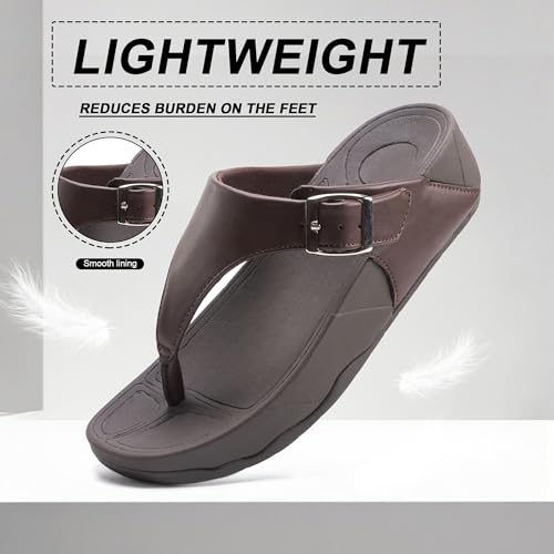 Flip Flops sandals Women Thong Sandals Arch Support Soft Flip Flop Sandal Non-Slip Beach Wedge Sandal4