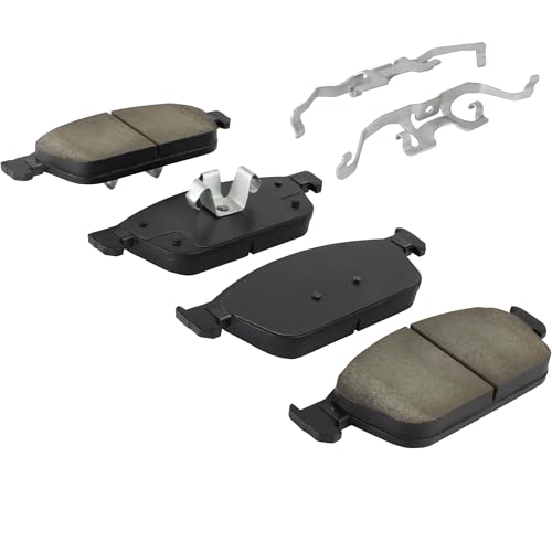 Image of QUALITY-BUILT Front Ceramic Brake Pads, Premium 1001-1771C, Compatible with 2015-2019 Ford /Lincoln (Focus,MKC)