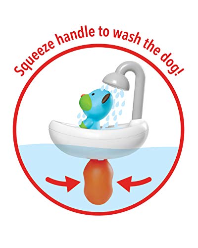 Skip Hop Zoo Squeeze & Shower Dog Bath Toy - Image 2