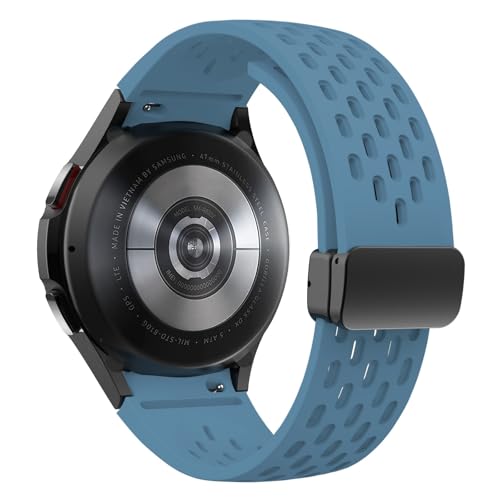 Correa de silicona SERDAS para Samsung Galaxy Watch 7 y 6 Classic con hebilla magnética