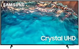 Samsung 55 Inch BU8000 UHD Crystal 4K Smart TV (2022) - Airslim Design With Alexa & Smart TV Streaming Built In, Object Tracking Sound, Contrast Enhancer, Boundless Screen & Adjustable Stand