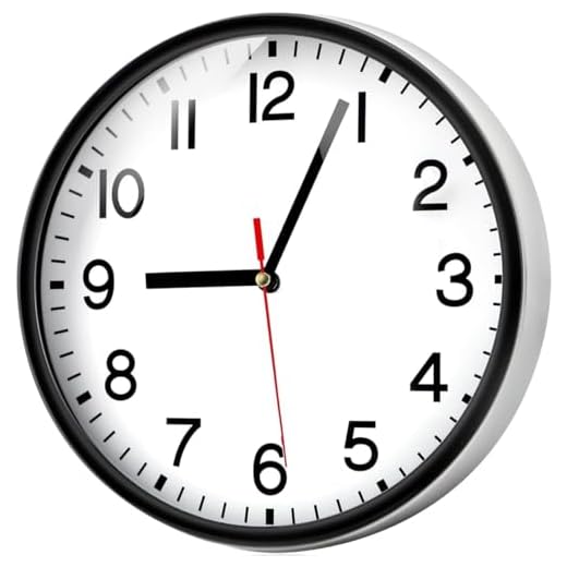 Silent Quartz Wall Clock for Any Space