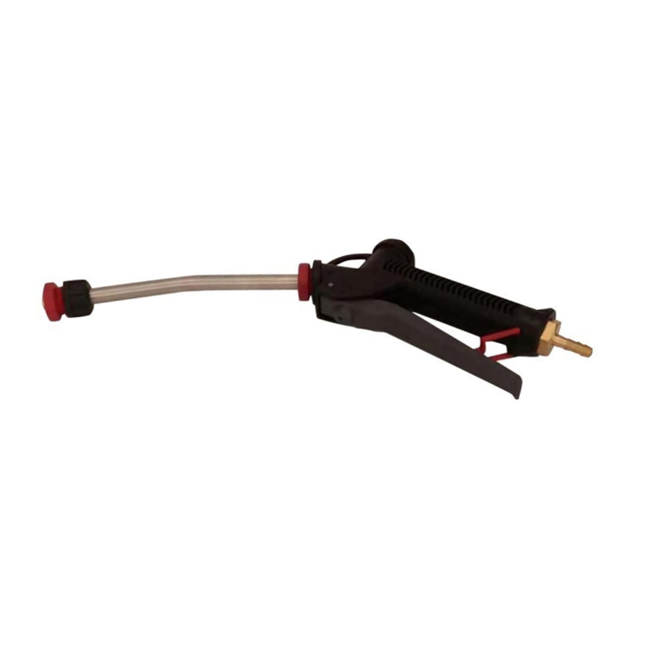 Pistola Rociadora Agua Coche, Conector 8mm, Negro, Plástico y Cobre