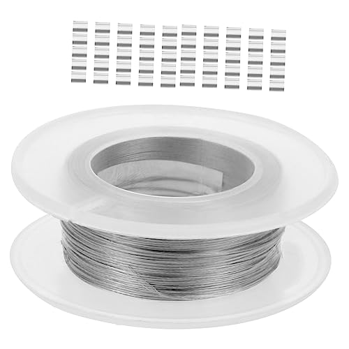 DOITOOL 3 Sets Fishing Wire Rope Braid Fishing Line Shade Sail Poles Wire Line for Outdoor Brake Line Cable