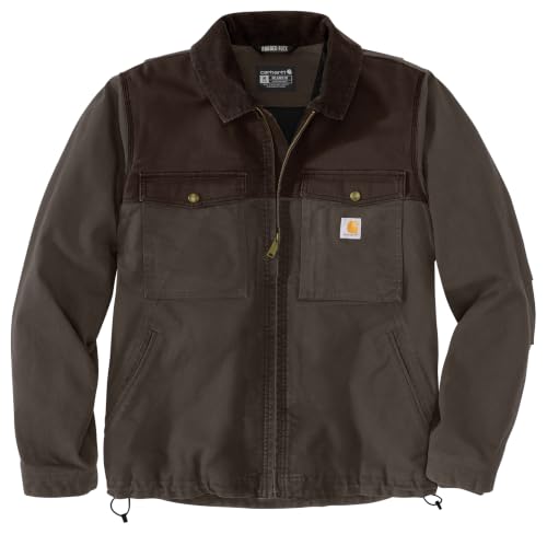 Image of Carhartt Mens Montana Rugged Flex Duck Relaxed Fit Insulated Jacket
