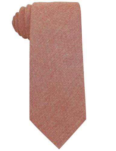 Image of Kebocis Mens Solid Color Cotton Necktie for Men