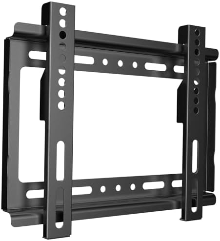 Fixed TV Wall Mount for Most 14-42 Inch TVs,rv 4K LED, LCD Flat Screen Ultra Slim Wall Mount TV Bracket,Max VESA 200x200mm, Holds up to 55 lbs,19 21 23 27 29 32 Inch Small TV & Monitor Mount