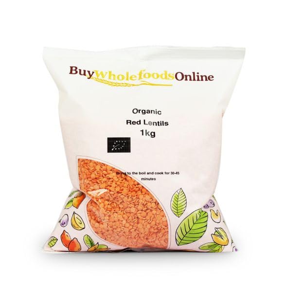Buy Whole Foods Organic Red Lentils (1kg)