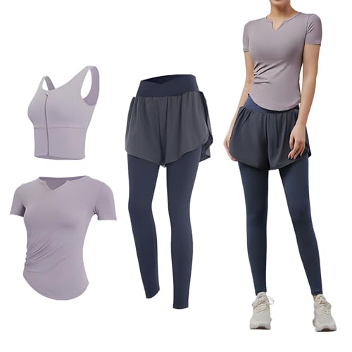 Combinaison d'entraînement respirante leggings taille haute et débardeur