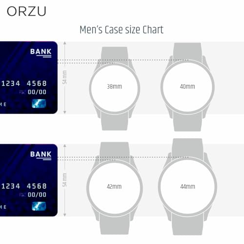 Image of ORZU Automatic Men's Watch Stainless Steel Case & Leather Band Sapphire Glass (MT6003)