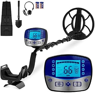 Metal Detectors for Adults & Kids - Higher Accuracy with LCD Display, 4 Mode, Waterproof, Advanced DSP Chip 10" Coil Metal Detectors, Great for Detecting Gold, Coin, Treasure Hunting