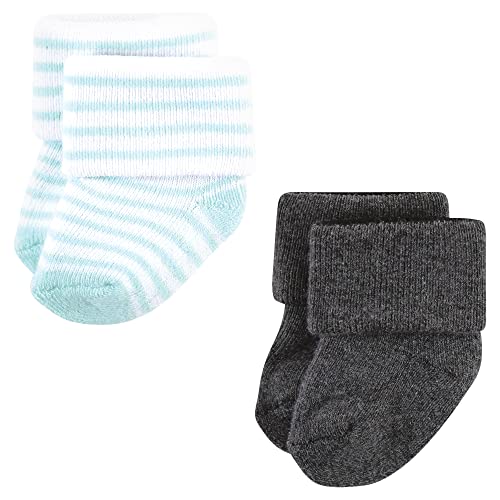 Image of Hudson Baby Baby 8-pack Cotton Rich Newborn and Terry Socks