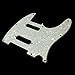 Custom Guitar Pickguard For Nashville Tele style,4Ply White pearl Celluloid