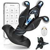 Giftoyou バイブ 拡張式バイブ【9種類の振動モード&9種類の開閉収縮モード】アナル拡張 アナル開発 中級者向け【アプリで遠隔操作&花のように開閉するモード】-USB充電式 防水 静音 女性用 男性用 リモコン付き 大人のおもちゃ