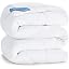 CozyLux Couette Été 220x240 Cm – Légère 150GSM Microfibre Respirante, Édredon Doux Pour Lit 2 Personnes, Lavable En Machine – Blanc