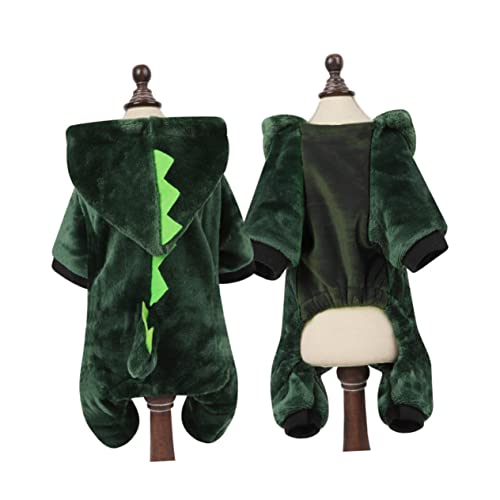 Disfraz para perro grande Dinosaur talla L coral