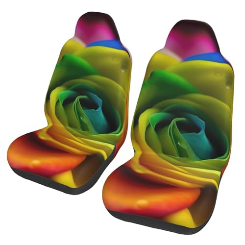 Housse de siège de voiture contre les taches : protection imperméable fleurs