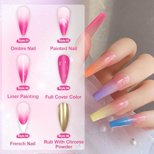Image of 40 Colors Nail Pigment Powder Palette, Ombre Color Pigment Powder for Nails, Professional Nail Supplies Manicure DIY Accessories for Beginners Home, A