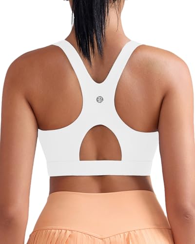 Image of RUNNING GIRL Sports Bras for Women High Support,Racerback Supportive Molded Cup Sports Bra with Sewn in Pads
