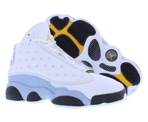 Retro Air Jordan 13 - White, Yellow Ochre, Blue Grey by Nike4