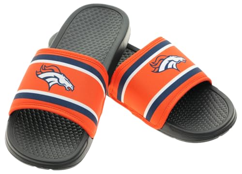 Image of FOCO NFL Team Printed Slide Sandals - Officially Licensed Football Fan Footwear for Comfort & Style
