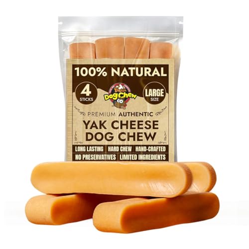 Tibetan Dog Chew Yak Cheese Sticks (4 Large) – Natural Handmade Treats