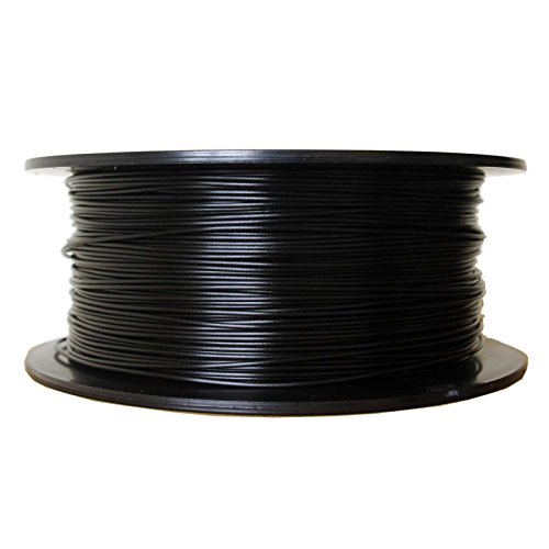 3D Printing Material Filament ABS 1.75mm for 3D Printer Makerbot Reprap Printrbot Prusa 1KG/Spool (Black)