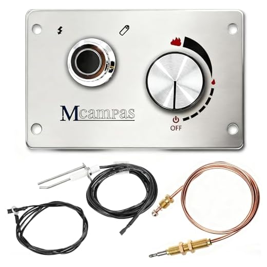 MCAMPAS Fire Pit Burner Valve Kit