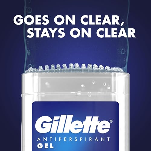 Gillette Clear Gel Champion Gold Antiperspirant & Deodorant For Men 70ml, 72 Hour Sweat And Odour Protection, Invisible x6 - Image 4
