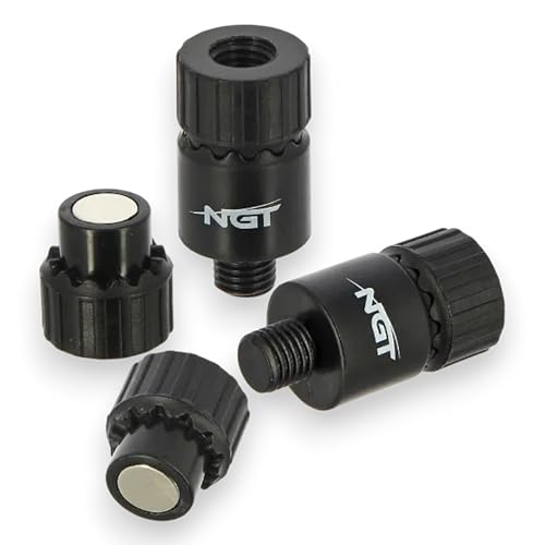 6 x NGT Magnetic Quick Release Connectors Bite Alarm Rod Rests Carp Fishing - Image 3