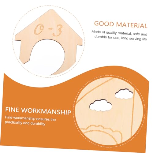 SHOWERORO 6 Unidades Divisor De Roupas Anéis De Tamanho Para Armário Cabides Divisor De Armário Roup