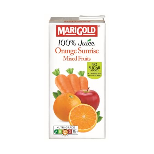 MARIGOLD 100% Juice Orange Sunrise Mixed Fruit 1L
