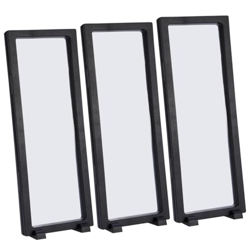 Warmhm Rangement Bijoux Flottant Vitrine Flottante Présentoir De De Monnaie à Cadre Flottant 3d 3