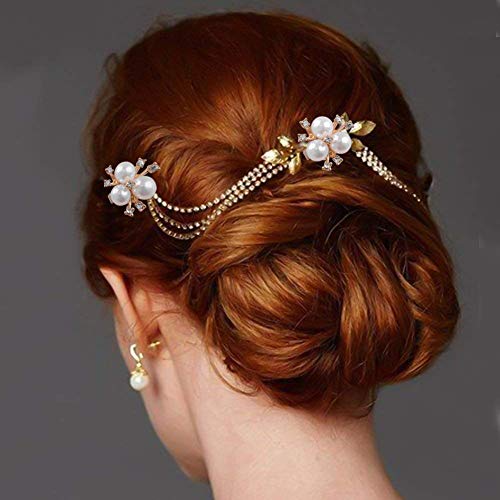 Bigotters Pearl Rhinestone Buttons, 30Pcs Faux Pearl Buttons Flat Back Flower Rhinestone Charms For Jewelry Brooch Making Clothes Bags Shoes Supplies Wedding Diy #TOP4