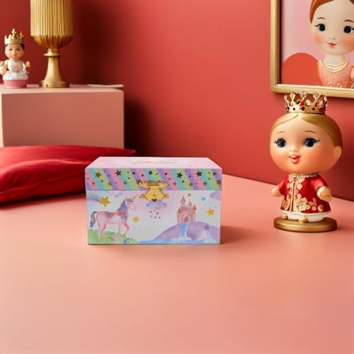 Joyero musical BESPORTBLE para decorar la habitación infantil y guardar joyas 6