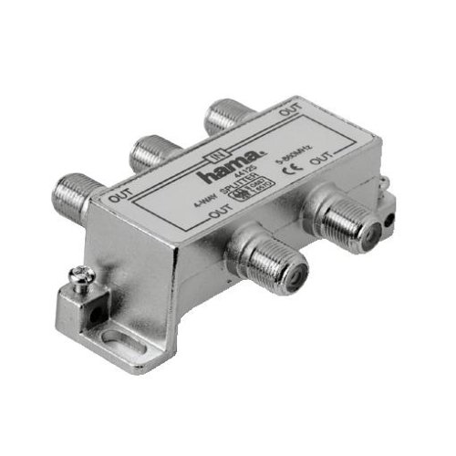 Breitband-Kabel-Verteiler, 4fach