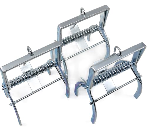 KOVA® 3X Profi Wühlmausfalle Zangenfalle + 1x KÜHLSCHRANKMAGNET! - Effektive Falle für Wühlmäuse, Mäuse, Mausefalle für Garten und Feld, W