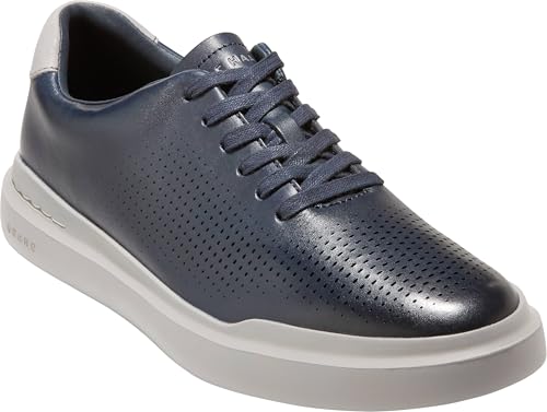 Cole Haan Men's Grandpro Rally Laser Cut Sneakers, Midnight Moon/Paloma/Paloma, 10.5-M US4