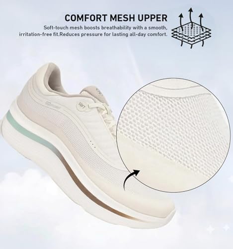 Image of XTEP Comfy Cubes Men's Running Shoes | Memory Foam Arch Support Sneakers | Lightweight Breathable Mesh Sports Shoes