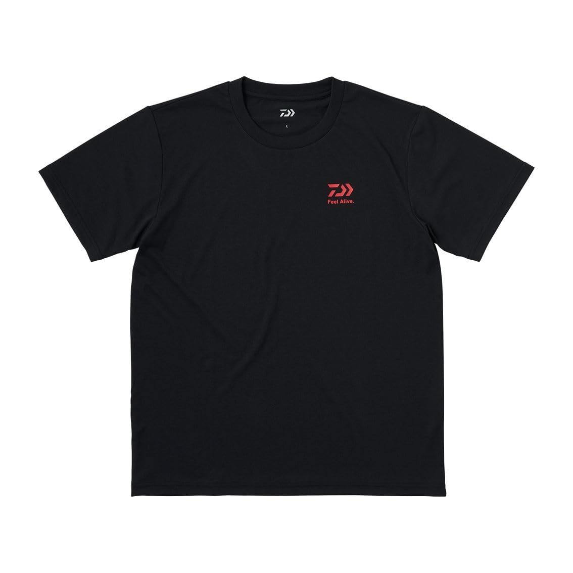 Daiwa DE-8625 Short Sleeve Small Logo T-shirt (2025 Model) Black 2XL