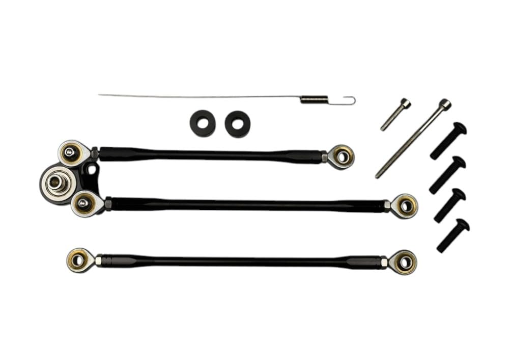 avdb-moto Platines/Commandes Reculées compatible avec HONDA CBR 600RR PC40 2007-2008, CBR 600 RR PC40 2013-2017, 600 RR PC40 2009-2012, CBR600RR PC40E 2021-2022 Racing AVDB (Noir)