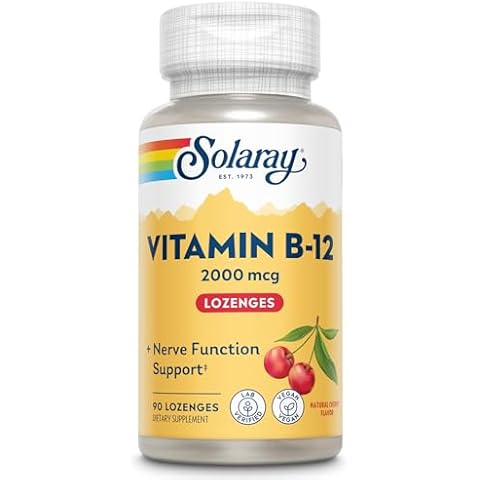 SOLARAY Vitamin B-12 2000 mcg Lozenges Cover