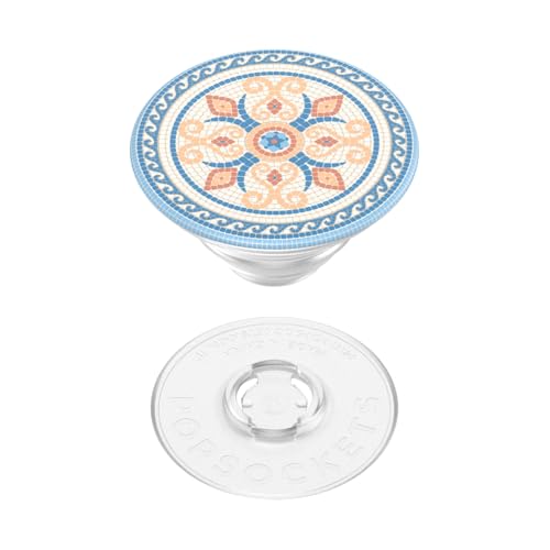Image of ​​​​PopSockets Phone Grip with Expanding Kickstand, Adhesive Grip - Portofino Tile