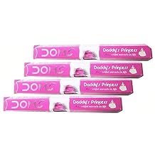 DOMS Daddys Princess A beautiful Miracle in Life - Pencils Set of 4 Packets - 40 Pencils; Free One Doms Chalkholder including a Doms Dustless Chalk
