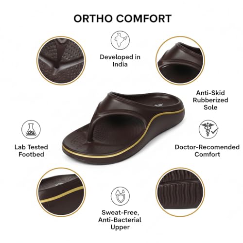 Image of TGH Men's EVA Slipper | Soft & Comfortable | Durable & Anti Skid | for Daily Use | Lightweight & Cushioned for Gents & Boys